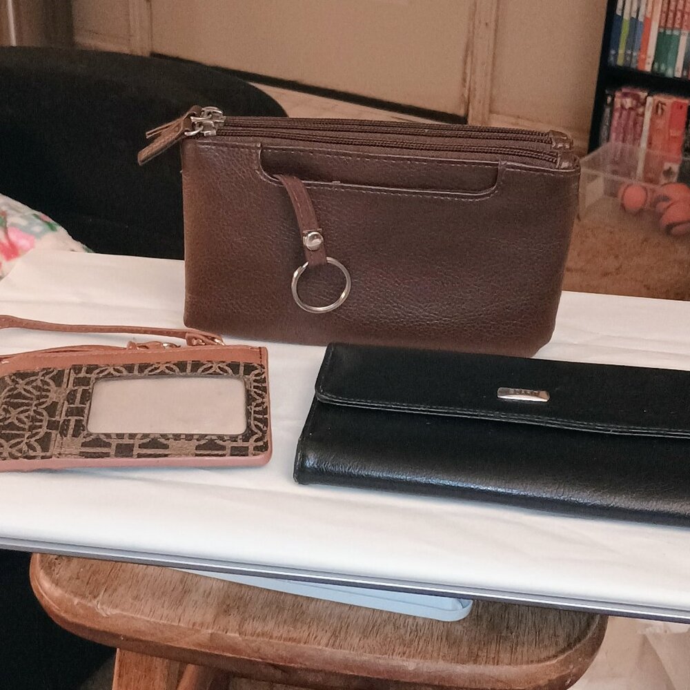 Lot of Three Womens Wallets